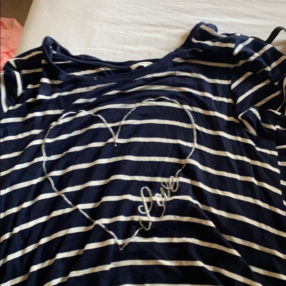 Soft heart tee